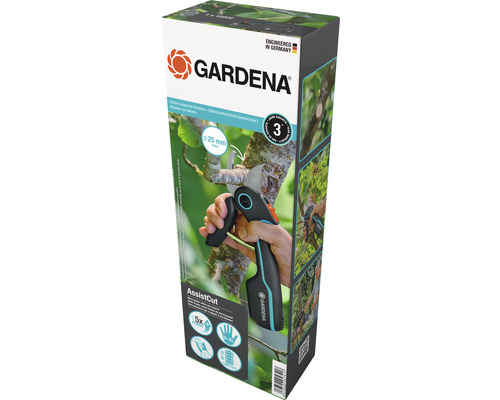 Verpackung der Gardena Akku-Gartenschere AssistCut