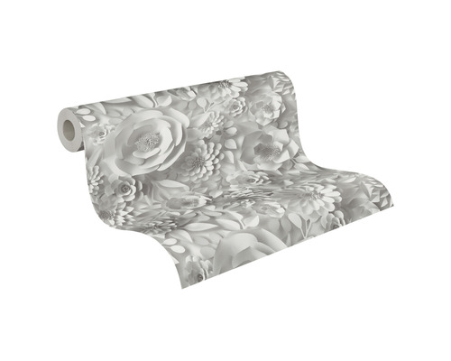 Tapetenrolle mit floralem Muster