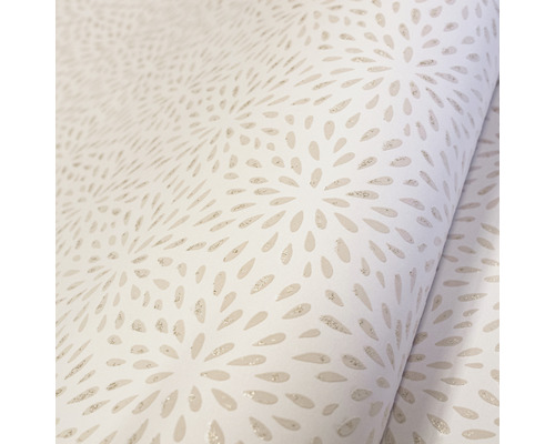 Tapetenrolle mit abstraktem Blütenmuster