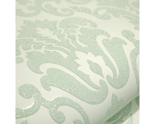 Nahaufnahme einer Rollentapete mit dekorativem Muster