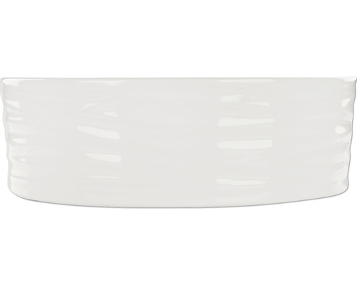 Weiße Keramik-Pflanzschale