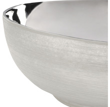 Aufsatzwaschbecken Differnz SHINE 40 x 40 cm silver/weiß Glasiert 38.010.65-thumb-3