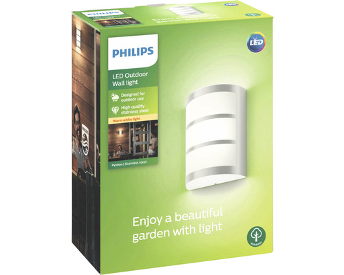 Verpackung einer Philips LED Außenwandleuchte