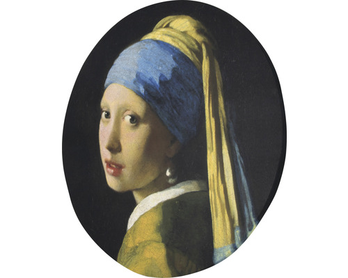 Gemälde eines Mädchens mit einem Perlenohrring