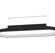 Ovale LED-Deckenleuchte mit Montagehalterung