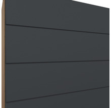 Held Möbel Küchenzeile mit Geräten Florenz 330 cm Frontfarbe grau matt Korpusfarbe eiche hell zerlegt-thumb-7