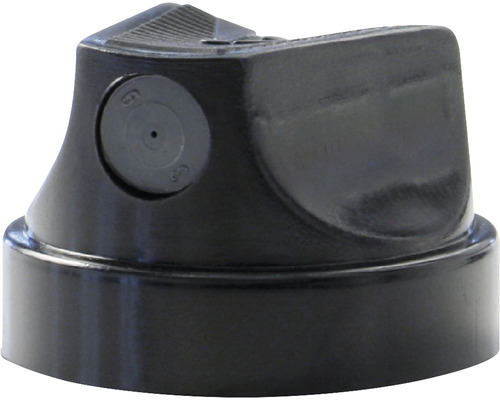 Schwarzer Sprühkopf für Farbdosen