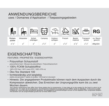 Schaumstoffplatte Softpur 120x80x6 cm