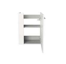Waschtischunterschrank FACKELMANN Small Bathroom Collection BxHxT 44 x 60 cm x 24,3 cm Frontfarbe weiß hochglanz 86025
