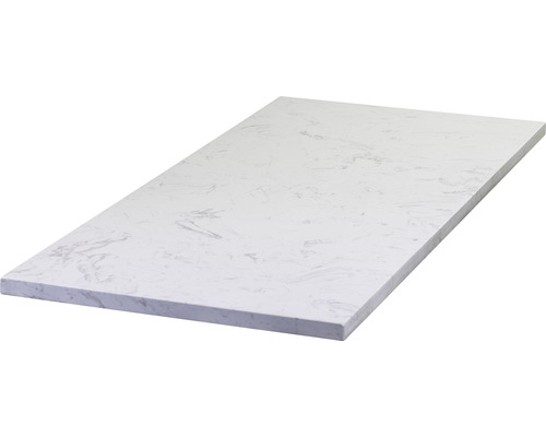 Arbeitsplatte aus Quarzkomposit mit Marmorierung