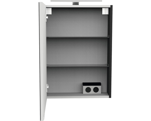 Offener Spiegelschrank mit Einlegeböden für Badezimmer