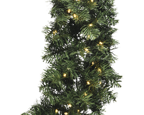Weihnachtsbaumgirlande mit Beleuchtung