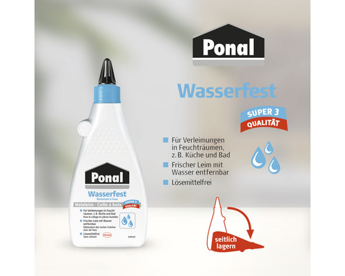 Ponal Wasserfest Holzleim Flasche