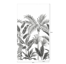 Vliestapete mit Pflanzenmuster