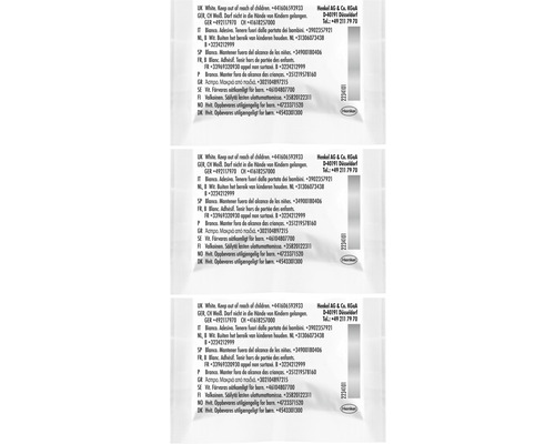 Hinweis zur Aufbewahrung von Klebstoff außer Reichweite von Kindern