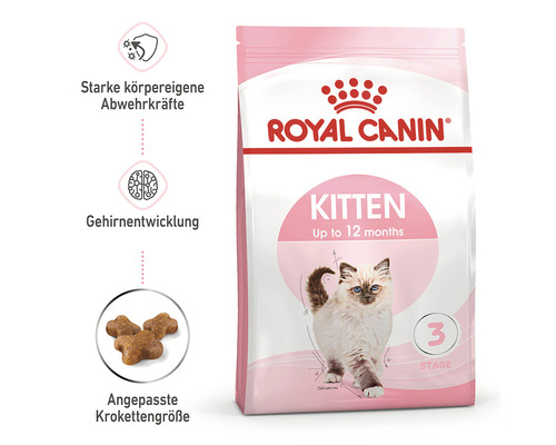 Royal Canin Kitten Katzenfutter für Kitten bis 12 Monate