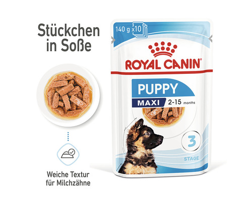 Royal Canin Puppy Maxi Hundefutter im Frischebeutel