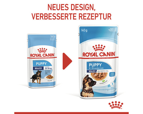 Royal Canin Puppy Maxi Hundefutter im neuen Design und verbesserter Rezeptur