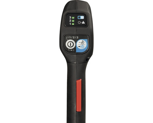 Detailansicht eines elektronischen Messgeräts mit Bedienelementen und Anzeige