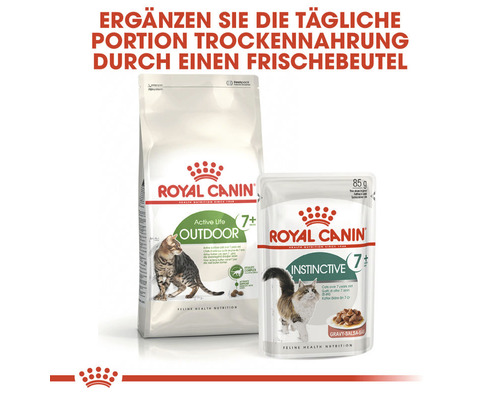 Royal Canin Katzenfutter, Trockenfutter und Frischebeutel für aktive Katzen ab 7 Jahren