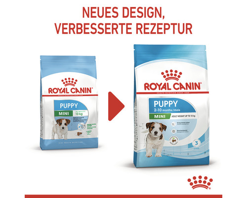 Royal Canin Puppy Mini Hundefutter im neuen Design, verbesserte Rezeptur
