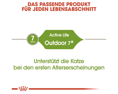 Produktinformation: Active Life Outdoor 7+ Katzenfutter für Katzen ab 7 Jahren