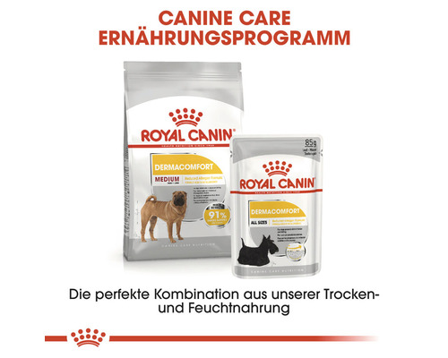 Royal Canin Dermacomfort Trocken- und Nassfutter für Hunde