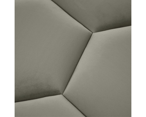 Detailaufnahme von einer grauen Wandpaneele