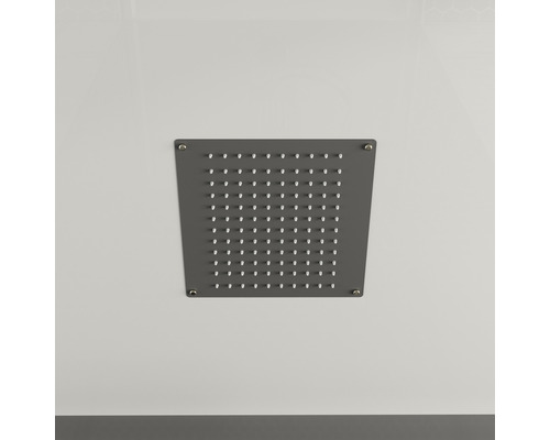 Quadratischer Duschkopf mit mehreren Düsen