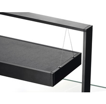 Detailansicht einer Aquarienleuchte mit Halterung