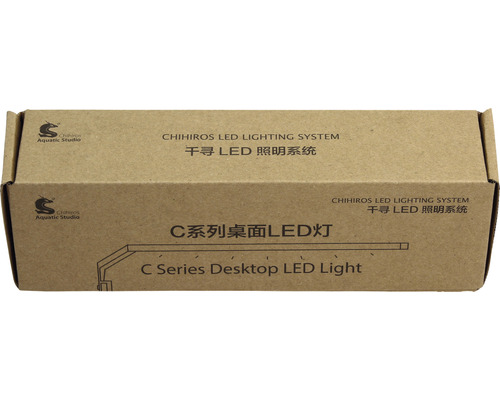 Verpackung einer Chihiros C Series Desktop LED Leuchte