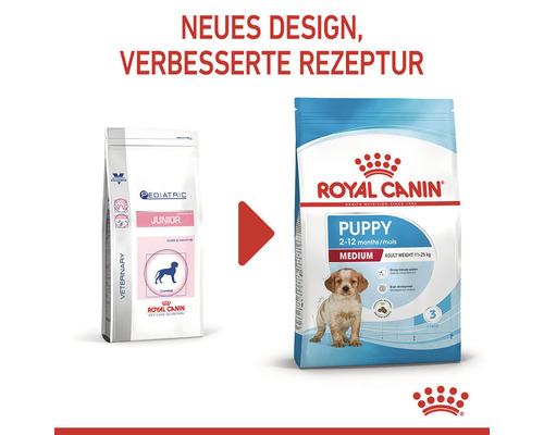 Royal Canin Hundefutter für Welpen, neues Design, verbesserte Rezeptur