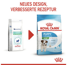 Royal Canin Junior Hundetrockenfutter Vergleich altes Design mit neuem Design