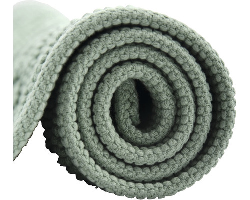 Gerollte Badematte aus Baumwolle