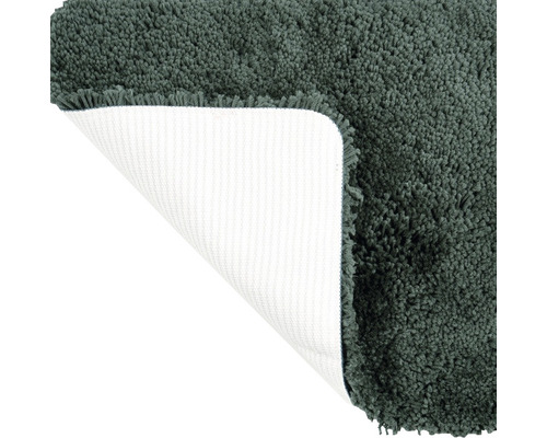 Hochflor Badteppich mit rutschfester Rückseite