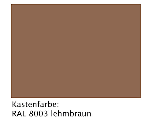RAL 8003 Lehmbraun Farbton