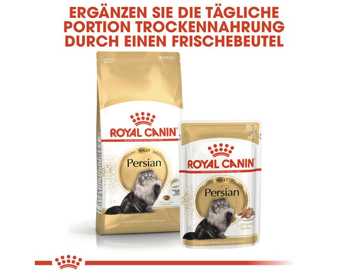 Royal Canin Persian Adult Katzenfutter, Trockenfutter und Frischebeutel