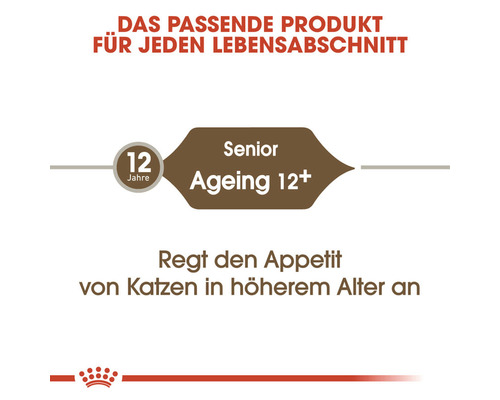 Produktinformation Katzenfutter Senior Ageing ab 12 Jahren