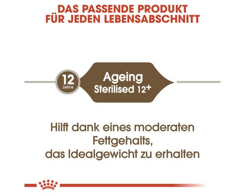 Informationen zum Produkt Royal Canin Ageing Sterilised 12+ für Katzen