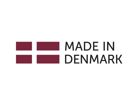 Hergestellt in Dänemark Kennzeichen