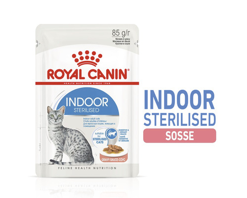 Royal Canin Katzenfutter Indoor Sterilised im 85-Gramm-Beutel