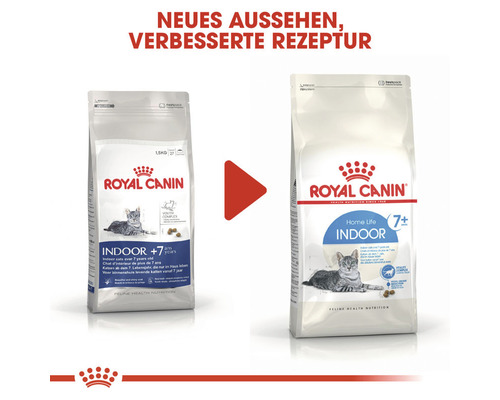 Royal Canin Indoor 7 plus Katzenfutter, verbesserte Rezeptur