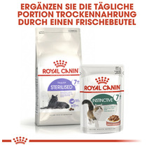 Royal Canin Trockenfutter und Nassfutter für sterilisierte Katzen ab sieben Jahren