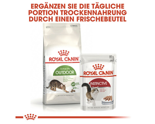 Royal Canin Trockenfutter und Frischebeutel für Katzen