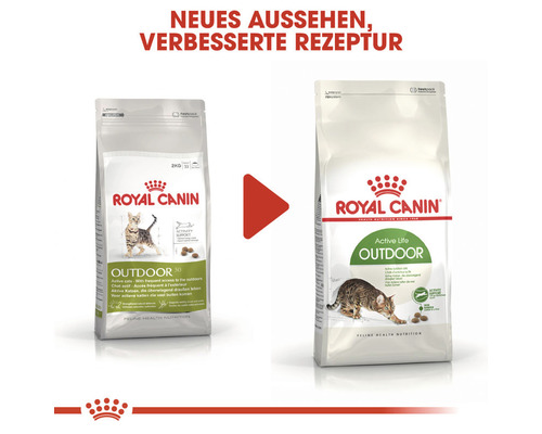 Royal Canin Outdoor Katzenfutter, neue Optik, verbesserte Rezeptur
