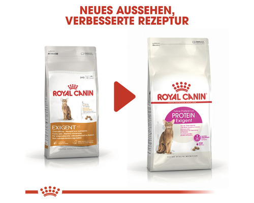 Zwei Packungen Royal Canin Exigent Katzenfutter