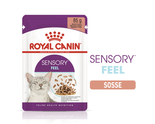 Royal Canin Sensory Feel Katzenfutter im 85 Gramm Frischebeutel