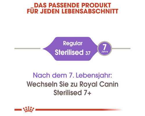 Information about Royal Canin cat food for different life stages
