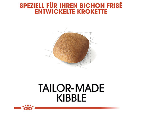 Hundefutter-Krokette speziell für Bichon Frisé