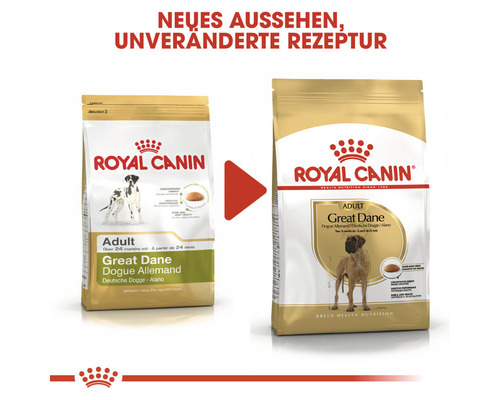 Zwei Packungen Royal Canin Great Dane Hundefutter für ausgewachsene Hunde